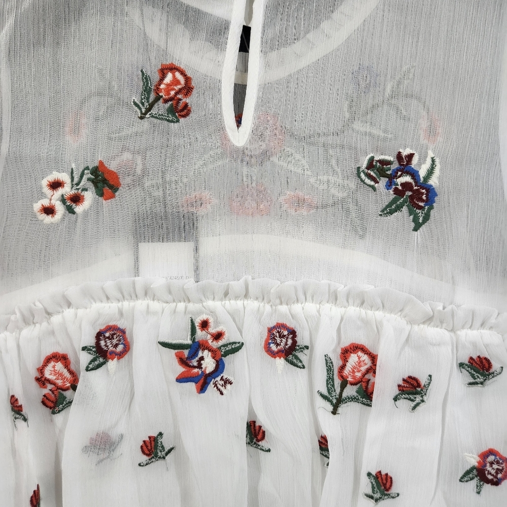 🆕️ MAX SPORT Embroidered Ruffle Dress - Picture 7 of 14